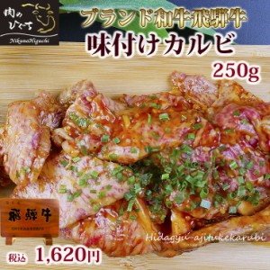 飛騨牛 カルビ味付250g　冷凍 肉 焼肉 カルビ 味付 味付焼肉 和牛 焼き肉 バーベキュー BBQ お取り寄せ グルメ おうち焼肉 お家焼肉 かる