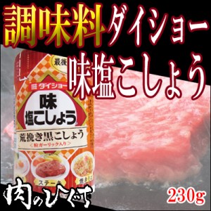 ダイショーの味塩コショウ【大】210ｇ 焼肉 バーベキュー こしょう　炒め物 塩コショウ BBQ 味付け用