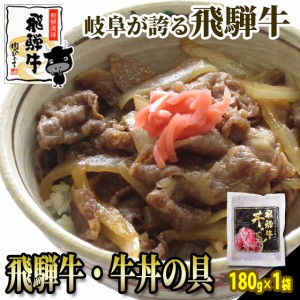 飛騨牛 牛丼の具！180g入×1袋　牛肉 肉 和牛 レトルト 簡単調理 国産 ストック