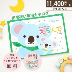 出産祝い カタログギフト 送料無料 3つ選べる えらんで Baby きらきらコース  ※1歳 2歳 誕生日にも使えるカタログギフト 包装のし無料 