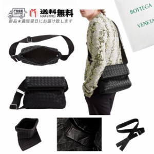 BOTTEGA VENETA ボッテガ ヴェネタ メッセンジャー バッグ BAG イントレ イタリア製 新品 ★ 8803 ブラック K593..