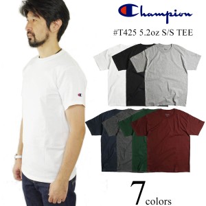 チャンピオン Champion #T425 5.2オンス 半袖 Tシャツ (無地 米国流通モデル)