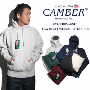 CAMBER ＃231 CROSS 緩い KNIT ZIPPER HOODED パーカー フーディ ジップパーカー ヘビーウェイト 裏起毛 キャンバー  クロス