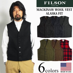 フィルソン FILSON マッキーノ ウール ベスト (アメリカ製 米国製 MACKINAW WOOL VEST)