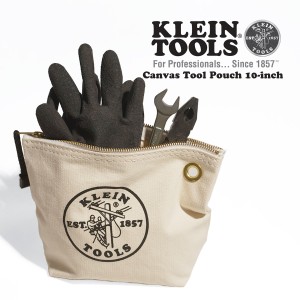 クラインツールズ KLEIN TOOLS キャンバスツールポーチ 10インチ ｜ 5539 キャンバス ポーチ 小物入れ バッグインバッグ インナーバッグ