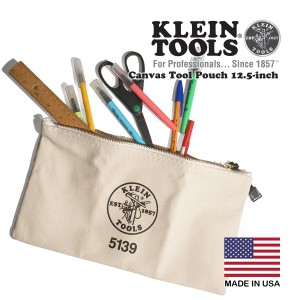 クラインツールズ KLEIN TOOLS キャンバスツールポーチ 12.5インチ ｜ 5139 アメリカ製 米国製 キャンバス ポーチ 小物入れ バッグインバ