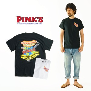 ピンクス ホットドッグス PINKS HOTDOGS 半袖 Tシャツ ベストドゴンホットドッグオンザプラネット（メンズ S-XXL 海外買い付け ご当地）
