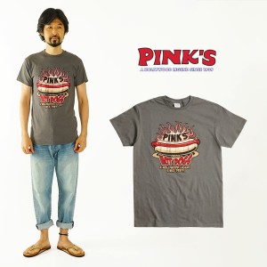 ピンクス ホットドッグス PINKS HOTDOGS 半袖 Tシャツ ホットドッグスフロントプリント（メンズ S-XXL 海外買い付け ご当地）
