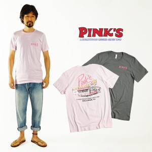 ピンクス ホットドッグス PINKS HOTDOGS 半袖 Tシャツ ハリウッドレジェンド シンス1939（メンズ S-XXL 海外買い付け ご当地）