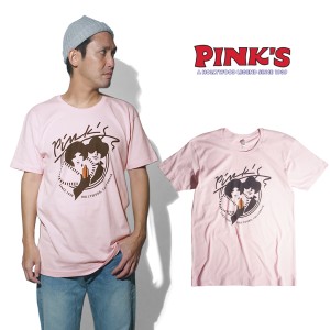ピンクス ホットドッグス PINKS HOTDOGS 半袖 Tシャツ マンアンドウーマン ｜ メンズ M-XL 海外買い付け スーベニア ご当地