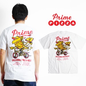 プライムピザ Prime PIZZA 半袖 Tシャツ バイシクル(メンズ S-XXXL Prime PIZZA ご当地Tシャツ 海外買い付け)