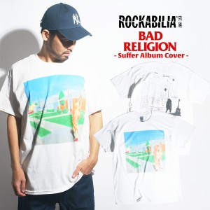 ロッカビリア ROCKABILIA バンドTシャツ バッドレリジョン サーファー ｜ メンズ S-XXL バンドT ロックT BAD RELIGION