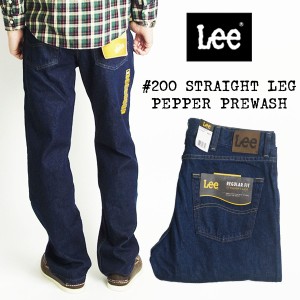 リー Lee #200 ストレート ジーンズ ペッパープリウォッシュ (STRAIGHT LEG JEAN PEPPER PREWASH）