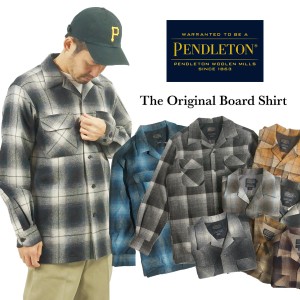 ペンドルトン PENDLETON 長袖 ウールシャツ　クラッシックボードシャツ（CLASSIC BOARD SHIRT オープンカラー 開襟 ボックスシャツ）