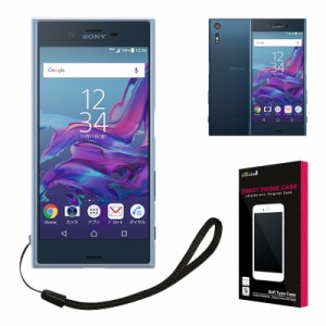 Xperia XZ / XZs ケース 透明 クリアケース ストラップホール XZ SOV35 ケース shizukawill シズカウィル