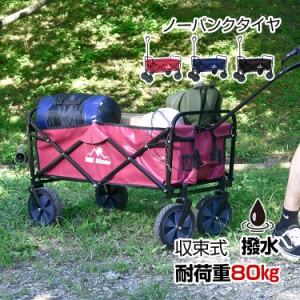 キャリーワゴン キャリーカート 折りたたみ 耐荷重80kg ショッピングカート 移動 キャンプ 大容量 運動会 シート一重構造 収納袋なし ad1