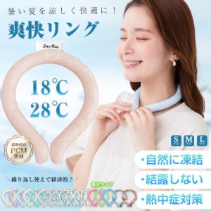 【期間限定価格】【蓄光タイプ追加】18℃タイプ追加　爽快リング ネッククーラー　3時間キープ アイスネックリング 冷却 冷感 クール 結