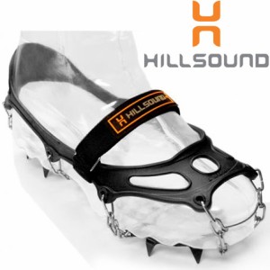 ヒルサウンド アイゼン hsoundTC トレイルクランポン Trail Crampon 軽アイゼン 雪山ハイキング トレイルランニング 男女兼用 ブラック 