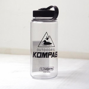 ナルゲン ナルゲンボトル　0.5L KOMPASロゴ クリア NGKOMPAS01 カラーボトル広口0.5L トライタンボトル BPA-FREE 500mlボトル