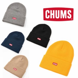 チャムス ニットキャップチャムスロゴ CH05-1214 ユニセックス/男女兼用 帽子 Knit Cap CHUMS Logo 2022年秋冬