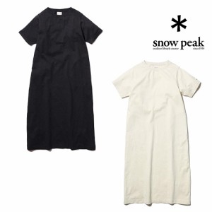 スノーピーク Recycled Cotton Heavy Dress SW-22SW401R レディース/女性用 ワンピース  2024年春夏新作