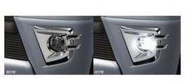 ダイハツ アトレーワゴン【S321G S331G】　ＬＥＤフォグランプ(メッキベゼル付)【ファインミントメタリック】