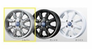 ダイハツ ムーヴカスタム【LA150S LA160S】　アルミホイールセット(１４インチ・ミニライト)【シルバー】[08960-K2005×4]