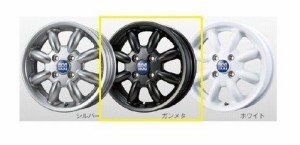 ダイハツ ムーヴカスタム【LA150S LA160S】　アルミホイールセット(１４インチ・ミニライト)【ガンメタ】[08960-K2006×4]