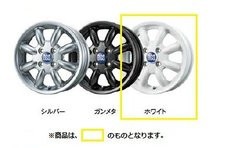 ダイハツ ウェイク【LA700S LA710S】　アルミホイールセット(１４インチ・ミニライト)【ホワイト】[08960-K2007×4]