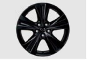 純正アクセサリー　マツダ　CX-60　KH　100001〜　R04.10〜　アルミホイール　18×7.5J　マットブラック　1本　K616V3810