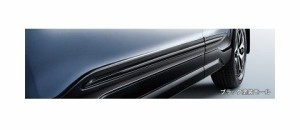 SUBARU FORESTER　スバル フォレスター【SKE SK5】　ドアガーニッシュ(ブラック塗装モール)[J1017SJ160]
