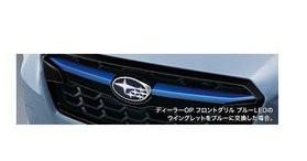 SUBARU XV　スバル XV【GT3 GTE】　フロントグリルウイングレット【ブルー】[J1017FL380]