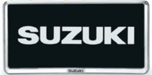 スズキ純正【ナンバープレートリム(1枚)】ワゴンRスペーシアアルトラパンハスラージムニーエブリイキャリイスイフトソリオ9911D-63R00-0P