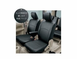 SUZUKI EVERY WAGON　スズキ エブリィワゴン【DA17V DA17W】　革調シートカバー【ブラック】[99181-64P00]