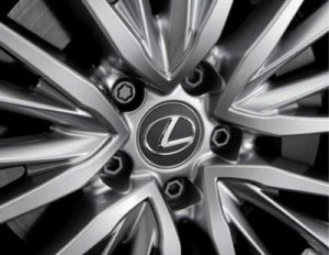 メール便可　LEXUS レクサス 純正 アクセサリー パーツ IS350 IS300 IS300h ホイールロックボルト(ブラック) 08456-00750 GSE31 AVE30 AV