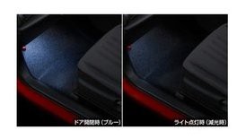 トヨタ ヤリス【MXPH10/15 MXPA10/15 KSP210】　インテリアイルミネーション(ブルー)【仕様要確認】[0852B-52180]