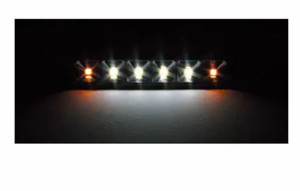 JETイノウエ　LED6　路肩灯ユニット　12/24共用　ホワイト/両端アンバー　527892