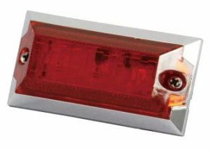 メール便可 JET INOUE ジェットイノウエ 534556 LED3 ハイパワーミニフラットマーカーランプNEO DC24V レッド/レッド 534556