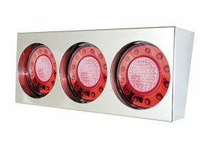 JETイノウエ　LEDテール　12V／24V共用　LEDテール3連RLセット　ひっこみタイプ　525698　*トラック用品*