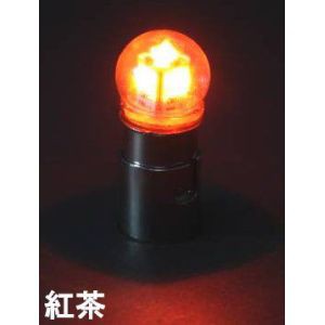 JETイノウエ　LEDバルブ　LED5　電球型バルブ　24V　BA15S　G-18　紅茶　528709　*バルブ*