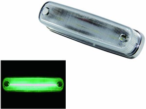 JETイノウエ　車高灯　LED4　車高灯NEO　3D　24V　クリアー／グリーン　533613　*トラック用品*