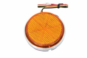 メール便可　JETイノウエ　LED6　リフレクターNEO　24V　Wタイプ　アンバー／アンバー　592572　*トラック用品*