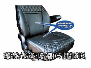 JETイノウエ　車種専用シートカバーCOMBI　NEWプロフィア　H15.12〜　黒/赤糸　595342　*トラック用品*