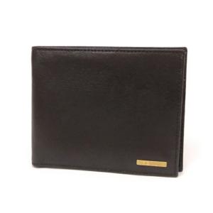 FENDI 二つ折り財布 黒と茶色のストライプ FENDI 二つ折り財布 黒と茶色のストライプ