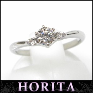 ｽﾀｰｼﾞｭｴﾘｰ STAR JEWELRY 指輪 ｿﾘﾃｱ ﾀﾞｲﾔﾓﾝﾄﾞﾘﾝｸﾞ#7 Pt950 0.235ct 0.05ct F-VS1-EX (24080)