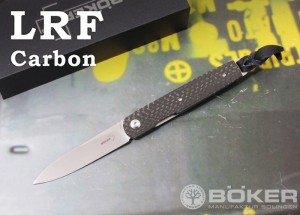 ●● ボーカー プラス 01BO079 LRF ,カーボン ,折り畳みナイフ,BOKER Plus 松野寛生デザイン