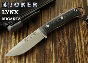 ●● ジョーカー CM111-P リンクス ファイヤースチール付 ブッシュクラフトナイフ,Joker LYNX Bushcraft Knife