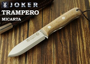 ジョーカー CM124-P トランペロ S ファイヤースチール付 ブッシュクラフトナイフ,Joker Trampero Bushcraft Knife