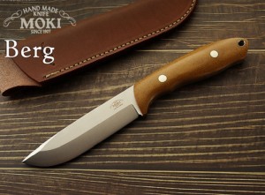 モキナイフ MK-2021NBCM/CO Berg(バーグ) コンベックス ブラウン ブッシュクラフトナイフ ,Moki Knife