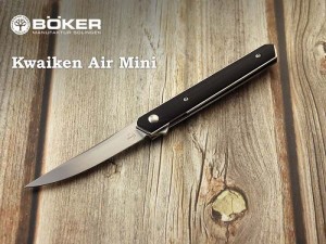 ボーカー プラス 01BO324 カイケン エアー ミニ ブラックG10 折り畳みナイフ,BOKER Plus Kwaiken Air Mini Folding Knife【日本正規品】